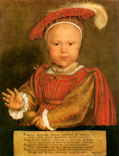  Edward VI, Son of Henry VIII and Jane Seymour