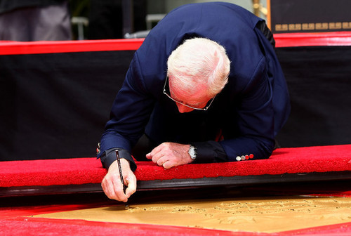  Michael Caine Honored at Hollywood Walk of Fame