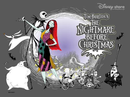  Nightmare Before Weihnachten Hintergrund
