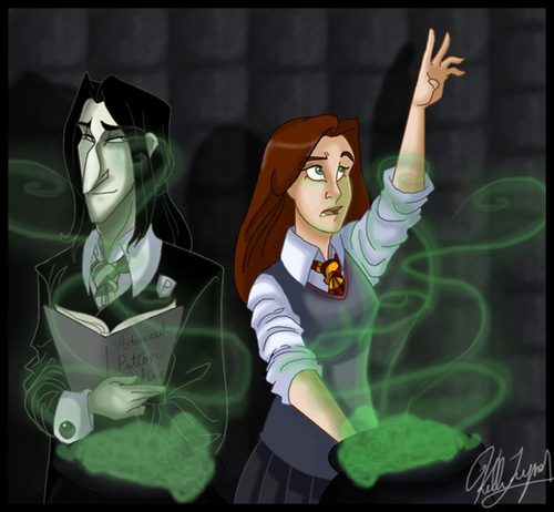  Snape x Lily In Potion Class