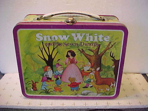  Snow White Vintage 1950's Lunch Box