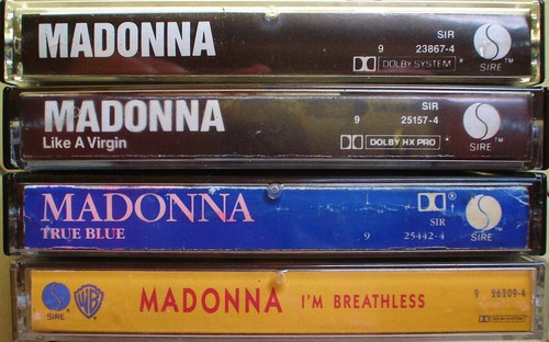  Madonna cassette tapes