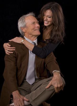  Angelina and Clint Eastwood Photoshoot