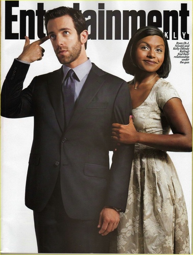  BJ and Mindy on Entertainment Weekly Cover