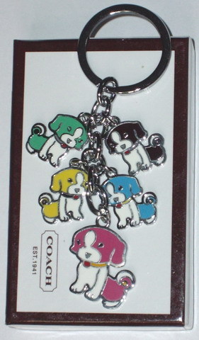  Cute Coach Dog Keychain