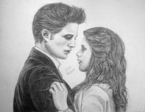 Edward & Bella Drawing 
