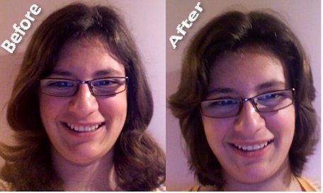  Haircut before/after!
