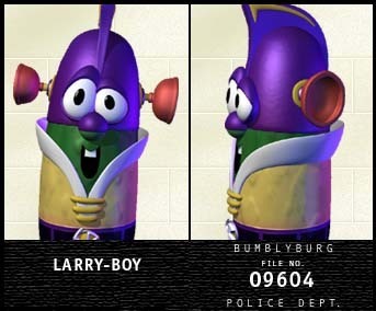  LarryBoy wanted poster