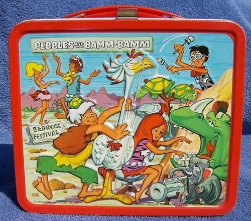  Pebbles and Bamm Bamm Vintage 1971 Lunch Box
