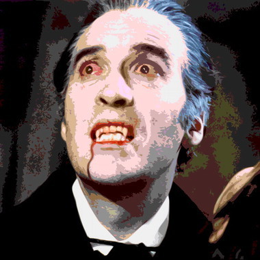  Pop art canvas of Dracula