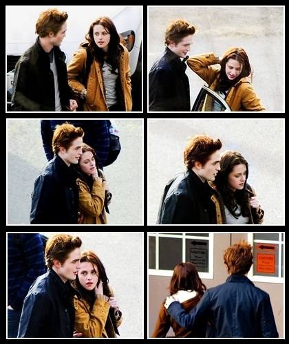 Robert Pattinson (Edward Cullen) & Kristen Stewart (Isabella Swan)