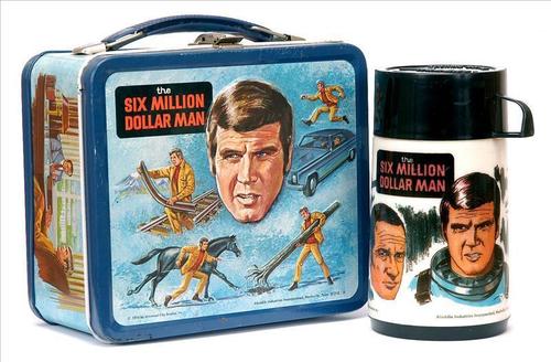  The Six Million Dollar Man Vintage 1974 Lunch Box