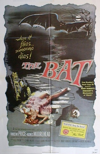 Vintage 1959 poster of The Bat