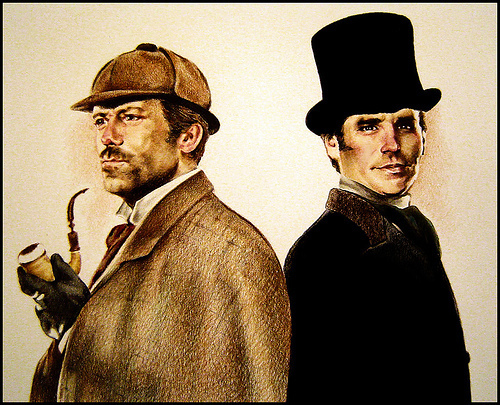  Wilson and House as Watson and Holmes! :D