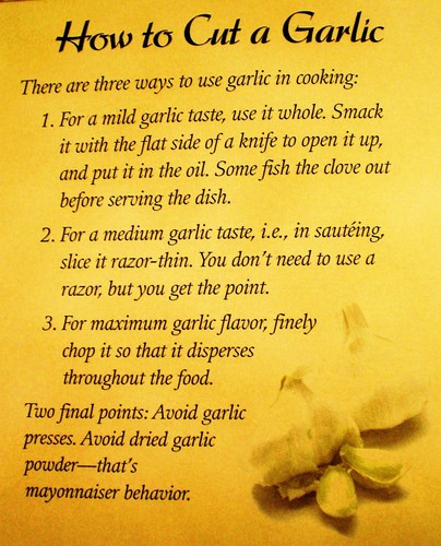  garlic tips