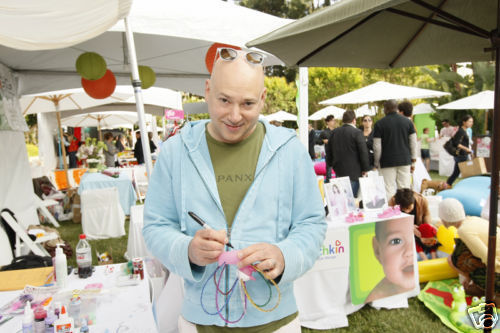  Evan Handler Decorated & Signed rosa anatra For Charity