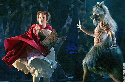 into the woods wolf costume broadway
