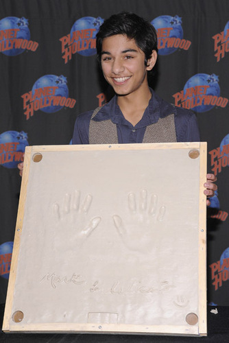  Mark Indelicato Handprint Ceremony at Planet Hollywood