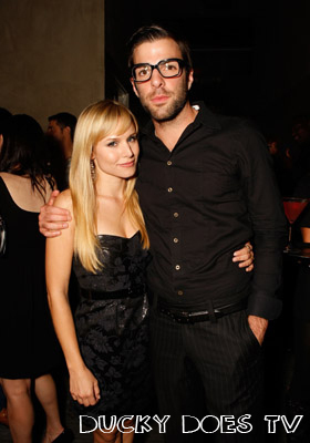 Zachary Quinto and Kristen Belle