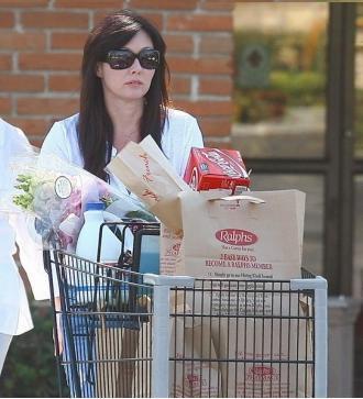  shannen at the supermarket