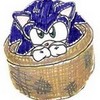Baby Sonic in a basket Silvergirl101 photo